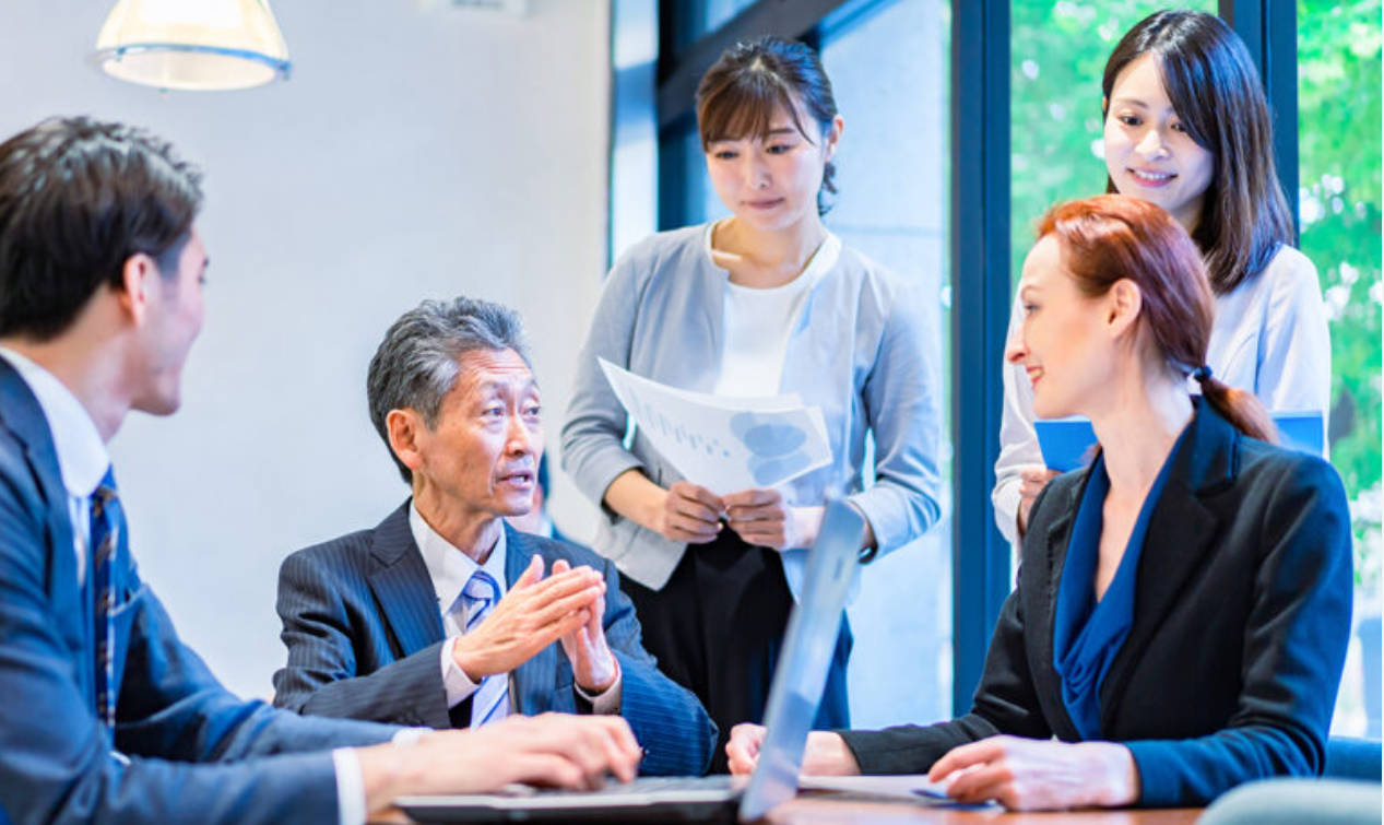 Presentation of global market analysis data and charts